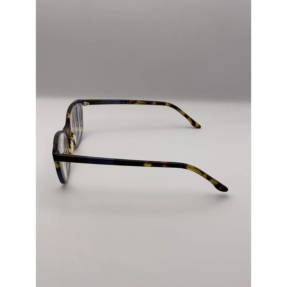 Lamarca Ottica Veneta Mosaico 19 Eyeglasses 53-15-140 Made Italy Tortoise Blue